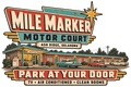 Mile Marker Motor Court vintage printable wall art from the Lost Places collection