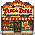 Redstone Five & Dime vintage printable wall art from the Lost Places collection